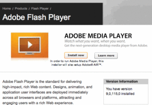 adobe_flash_installed_version