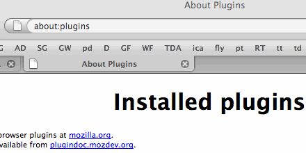 Firefox About Plugins