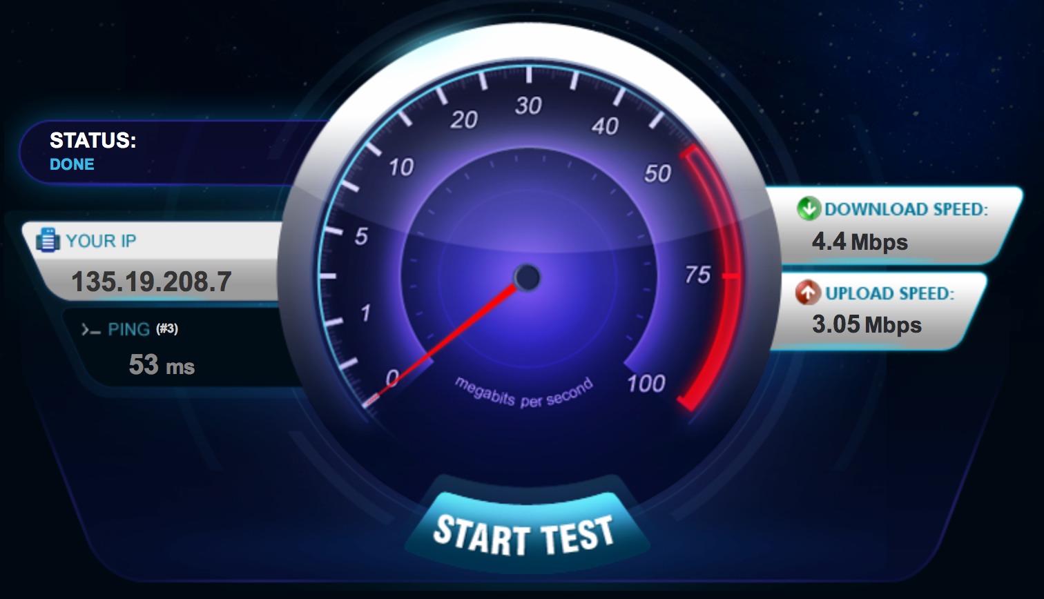 Internet Speed Test - Bandwidth place